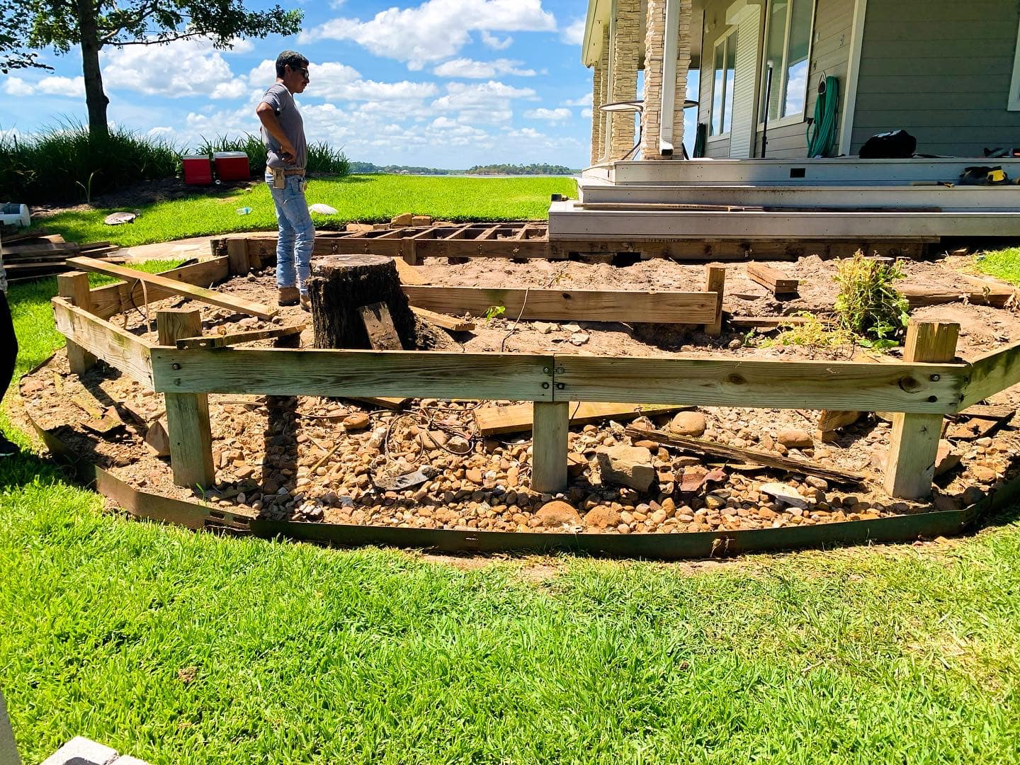 Drainage project in Spring