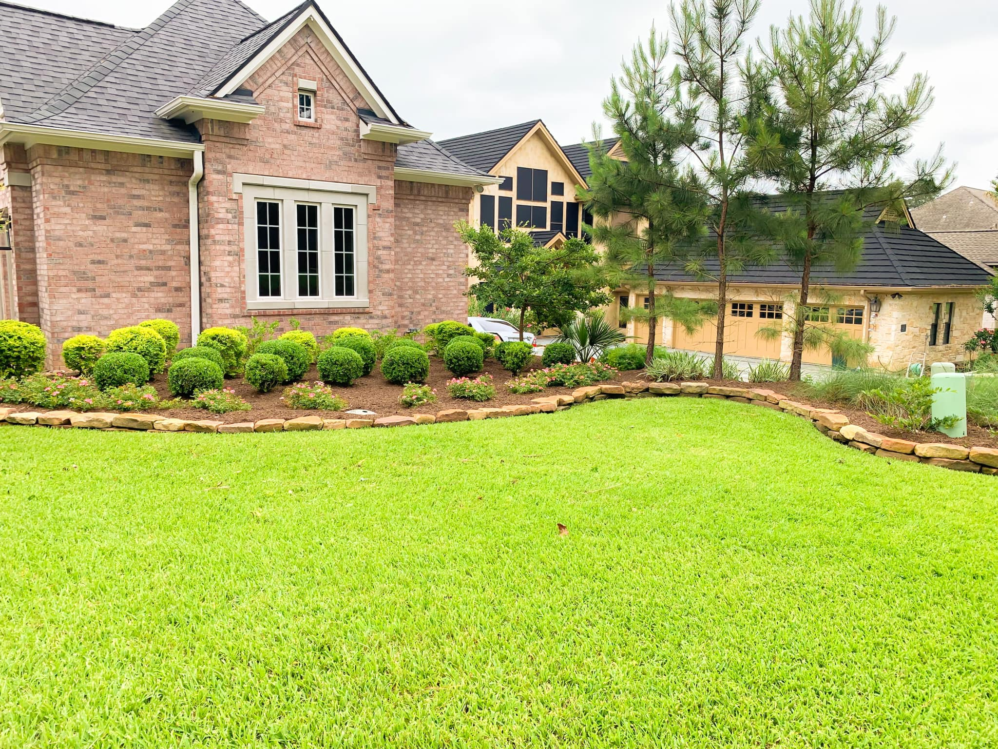 Landscape Lighting project in Spring