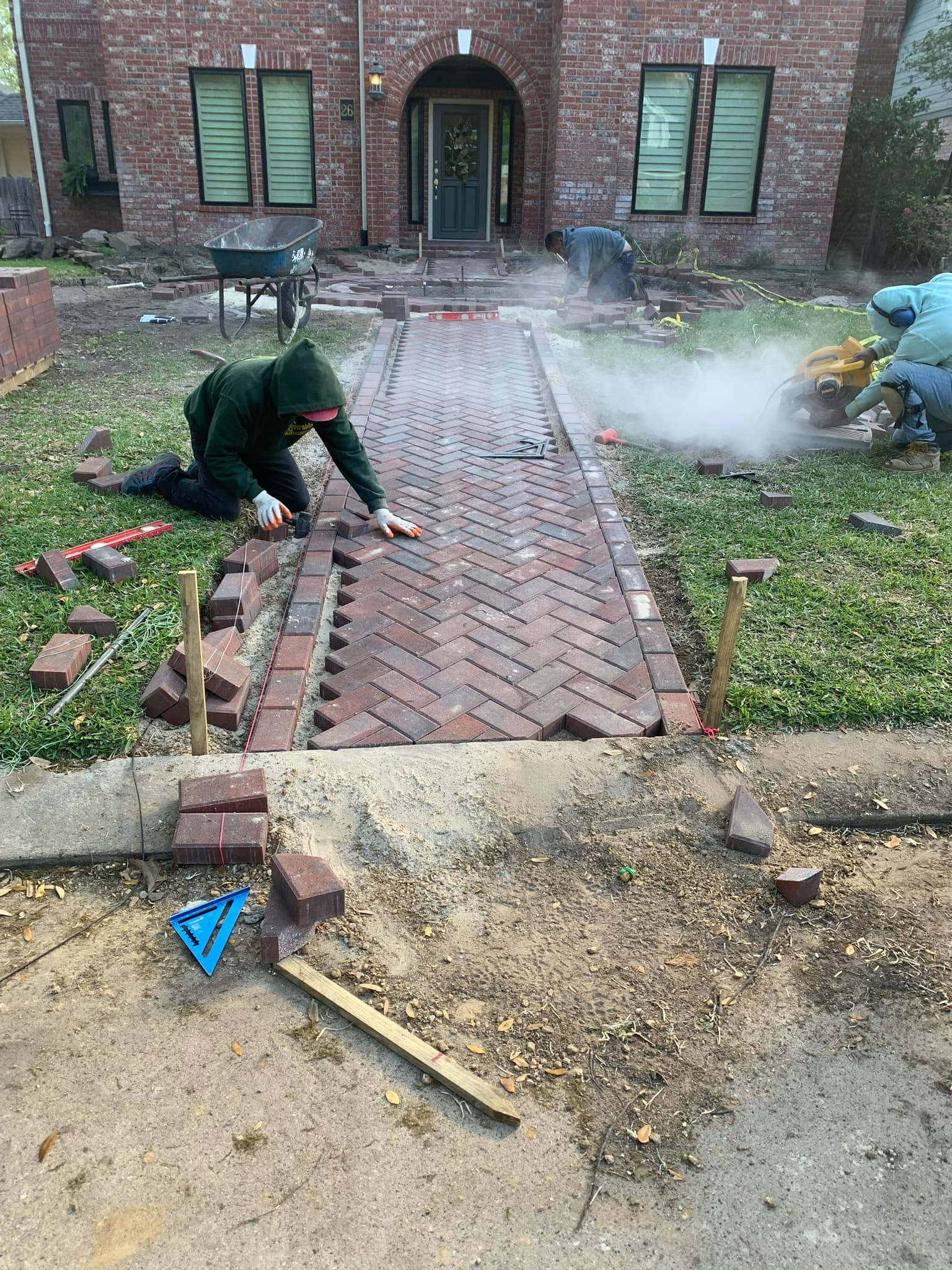 Irrigation project in Tomball