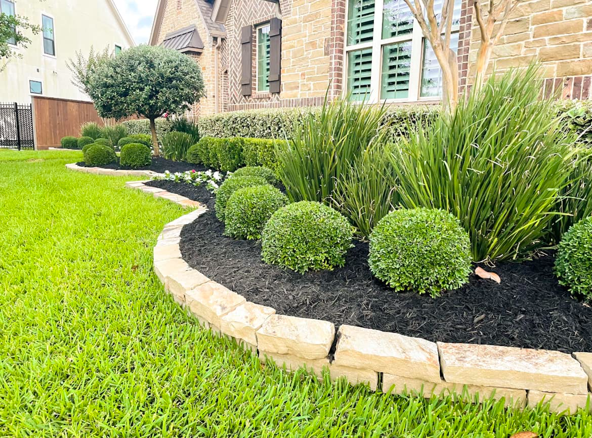 Hardscaping project in Spring