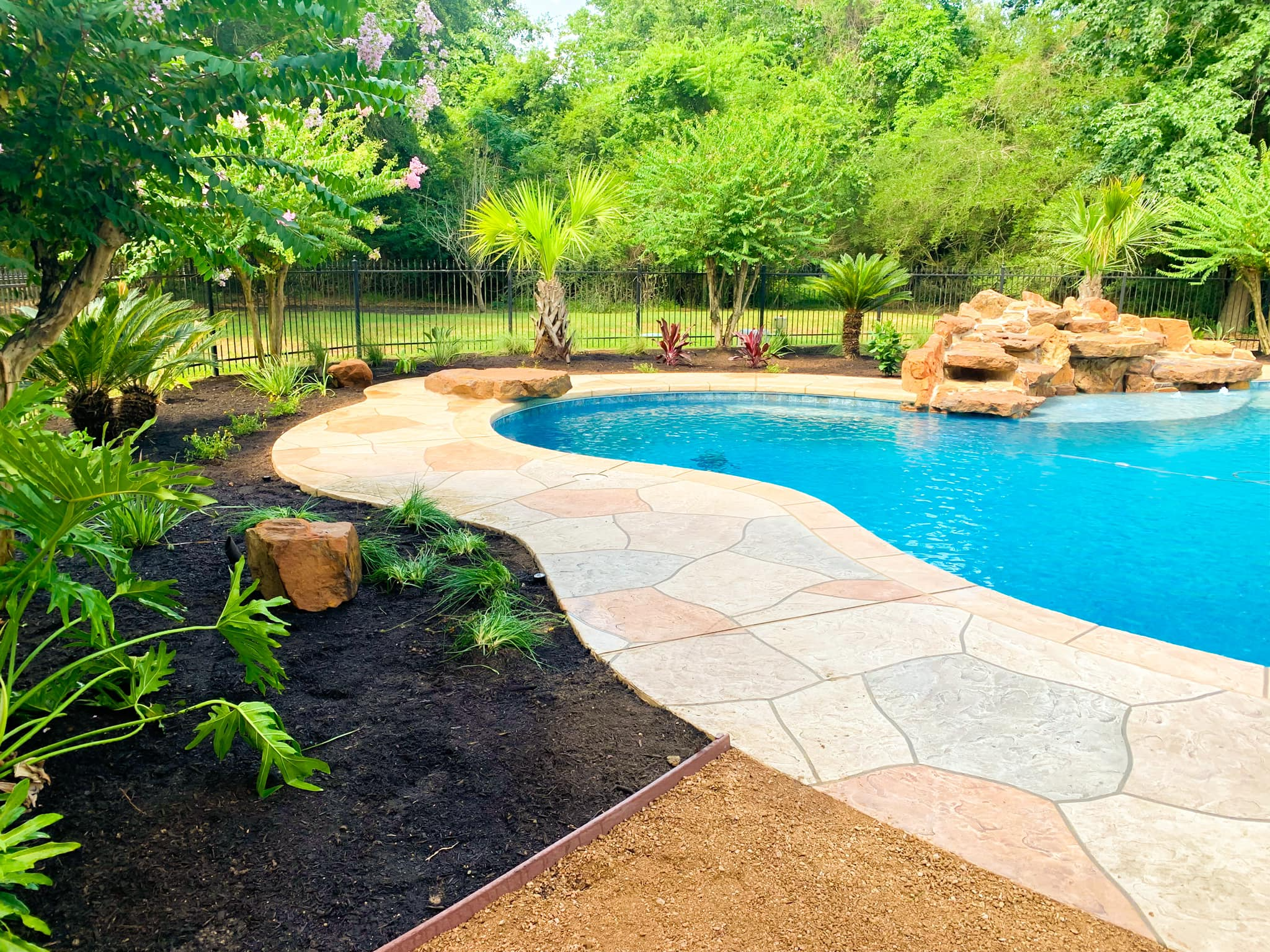 Landscape Lighting project in The Woodlands